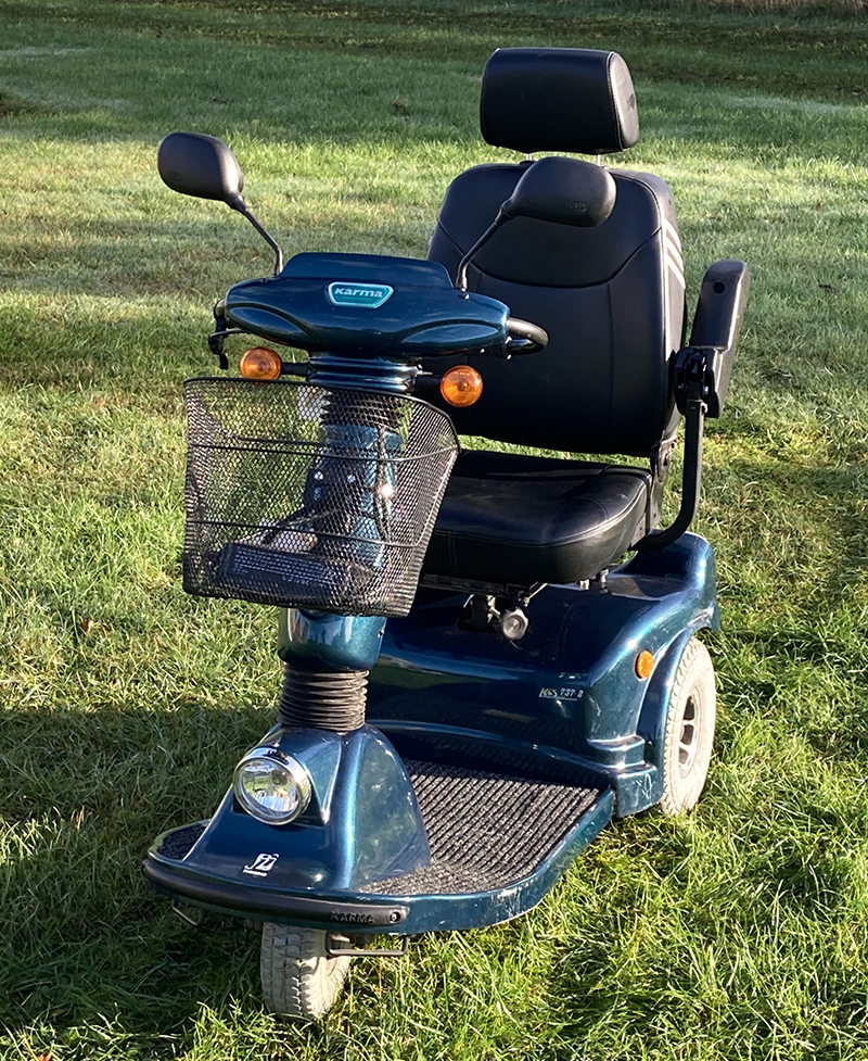 Used three-wheel electric scooter -